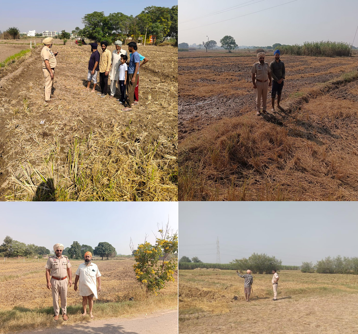 Mohali Admin Bucks the trend with the help of police and other stakeholders departments in combating stubble burning incidents